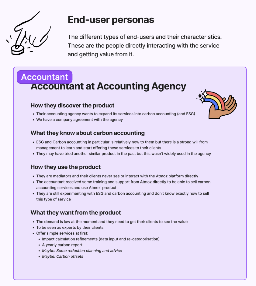 The Accountant at accounting agency persona